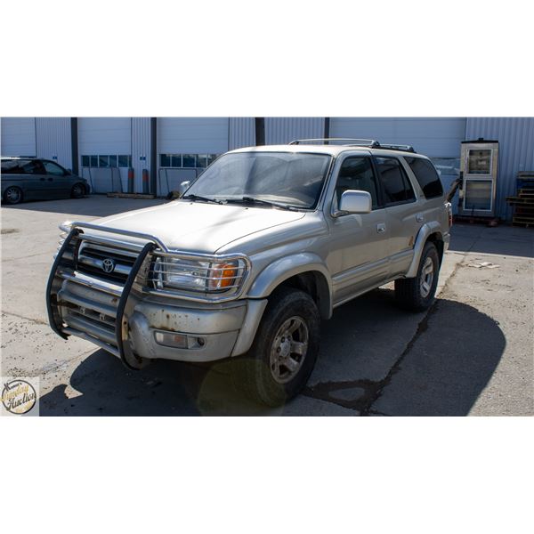 BAILIFF SEIZURE: 1999 TOYOTA 4 RUNNER LIMITED