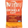 Image 1 : BOX OF 18 KETTLE KRINKLE CUT POTATO CHIPS HABANERO