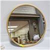 Image 1 : GOLD PLATED CIRCULAR MIRROR 24"