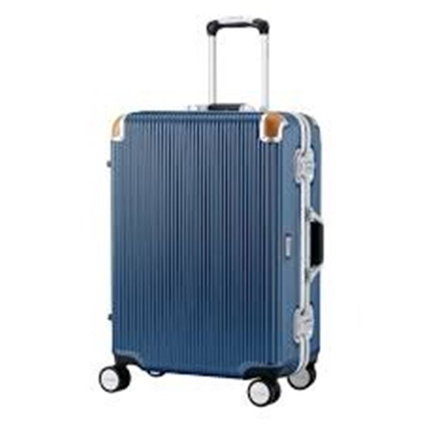 NEW LETOME HARDCASE CARRY ON SUITCASE BLUE 21X15"