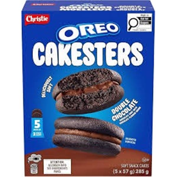 CASE WITH 12 X 285G OREO CAKESTERS DOUBLE