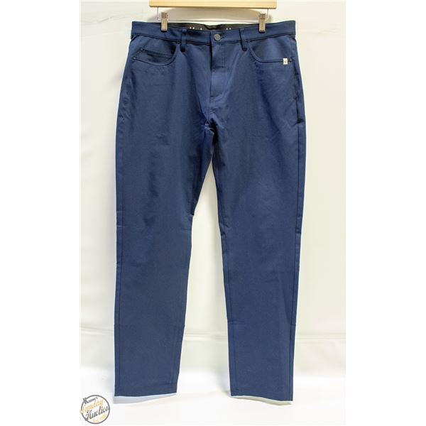HURLEY MENS 5 POCKET STRAIGHT PANTS BLUE SZ 34X32