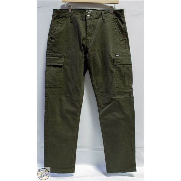BENCH MENS CARGO PANTS GREEN SIZE 34 X 32