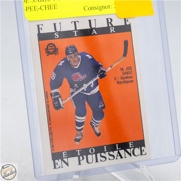 JOE SAKIC FUTURE STAR O-PEE-CHEE