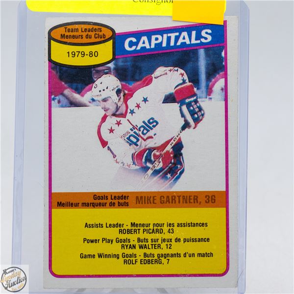 1980-81 MIKE GARTNER OPC GOALS LEADER