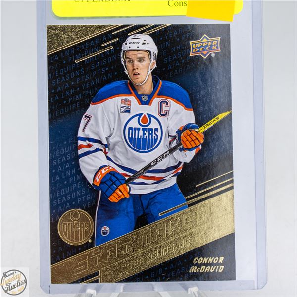 CONNOR MCDAVID STAT MAKERS UPPERDECK