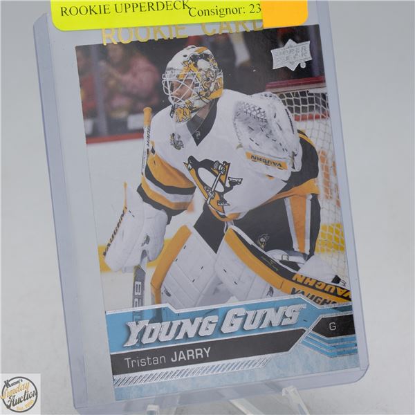 TRISTAN JARRY YOUNG GUNS ROOKIE UPPERDECK