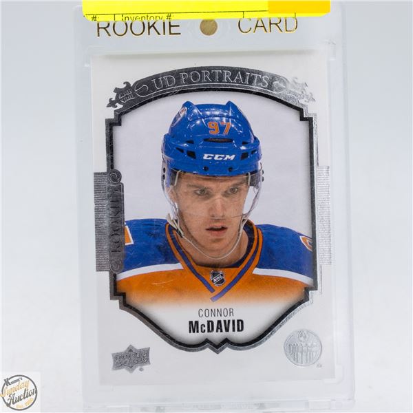 CONNOR MCDAVID ROOKIE 2015-16 UD PORTRAITS