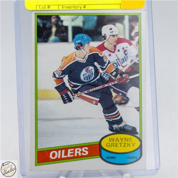 WAYNE GRETZKY 80-81 1ST YEAR CARD OPC CARD #250