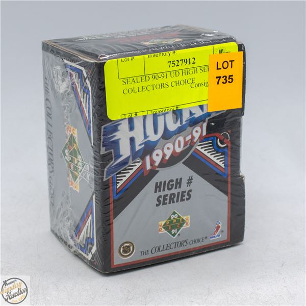 SEALED 90-91 UD HIGH SERIES THE COLLECTORS CHOICE