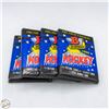 Image 1 : 4 SEALED 1990 BOWMAN PREMIER HOCKEY CARDS W/GUM