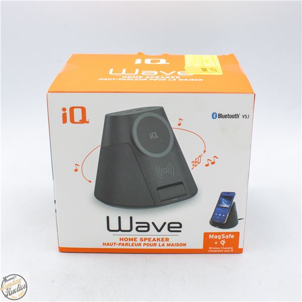 NEW IQ WAVE BLUETOOTH HOME SPEAKER & WIRELESS