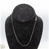 Image 1 : SILVER 925 ITALY LADIES NECKLACE, 17 INCHES LONG