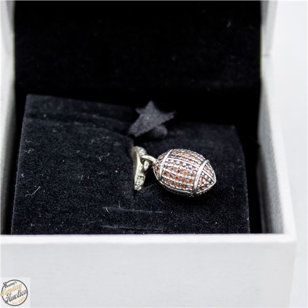 PANDORA SILVER 925 ALE FOOTBALL CHARM IN PANDORA
