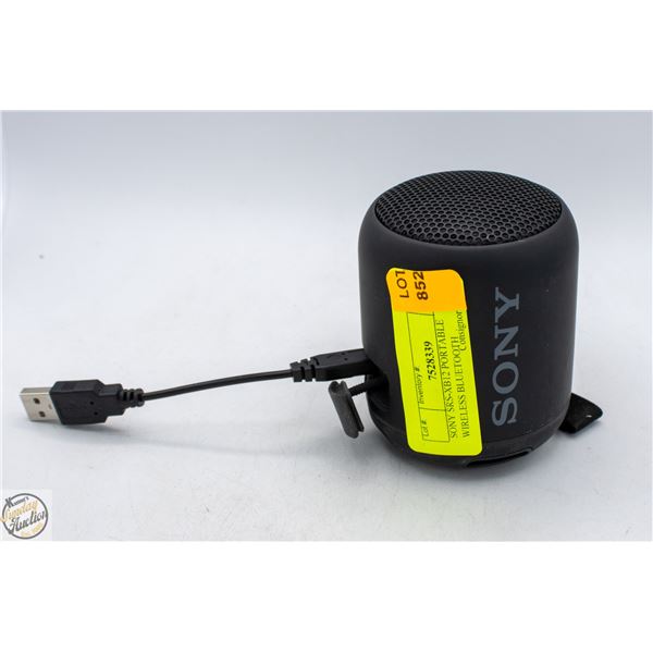 SONY SRS-XB12 PORTABLE WIRELESS BLUETOOTH