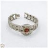 Image 1 : VINTAGE PETIT POINT EMBROIDERY BRACELET