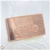 Image 1 : #4353-FINE .999 ONE TROY OUNCE COPPER WITH
