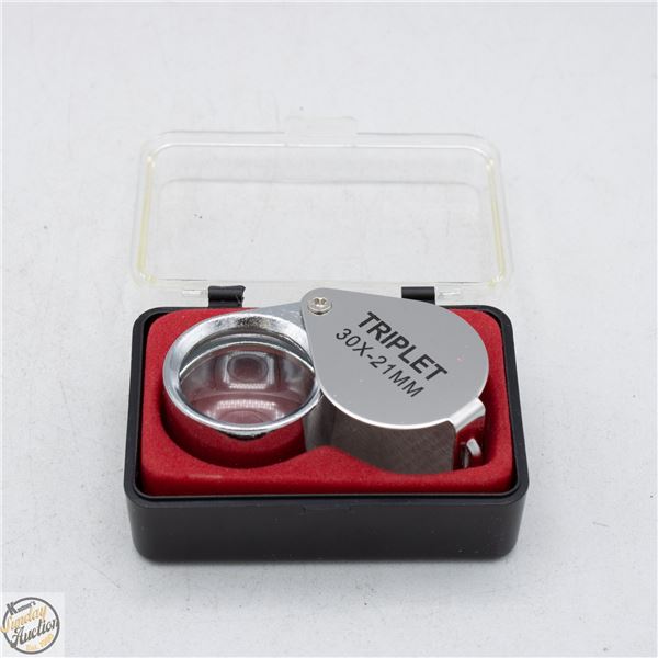 #4348-JEWELLERS LOUPE TRIPLET 30 X 21 MM
