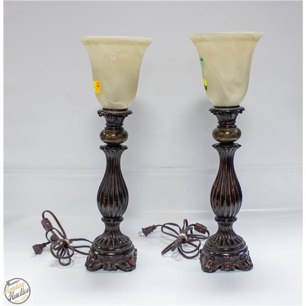 BRONZE TONED BOTTOM FROSTED GLASS TOP