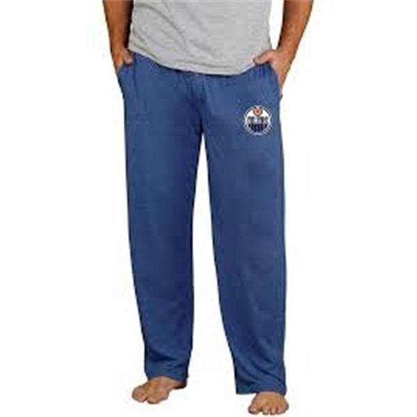 NEW NHL EDMONTON OILERS JOGGERS BLUE SIZE XS