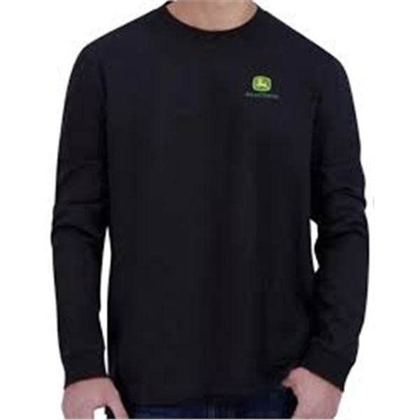 NEW JOHN DEERE CREW NECK LONG SLEEVE SHIRT SIZE M