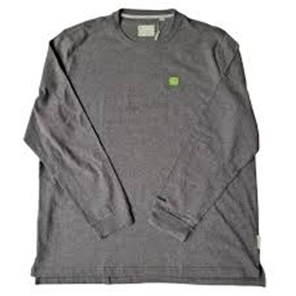 NEW JOHN DEERE CREW NECK LONG SLEEVE SHIRT SIZE M