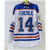 Image 1 : EBERLE OILERS NHL SIZE 50 GAME JERSEY-ESTATE