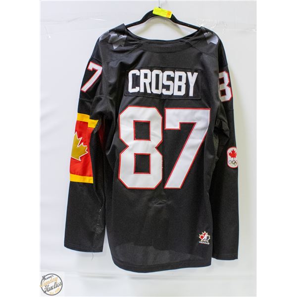 "CROSBY" ADULT XL NIKE GAME JERSEY-ESTATE