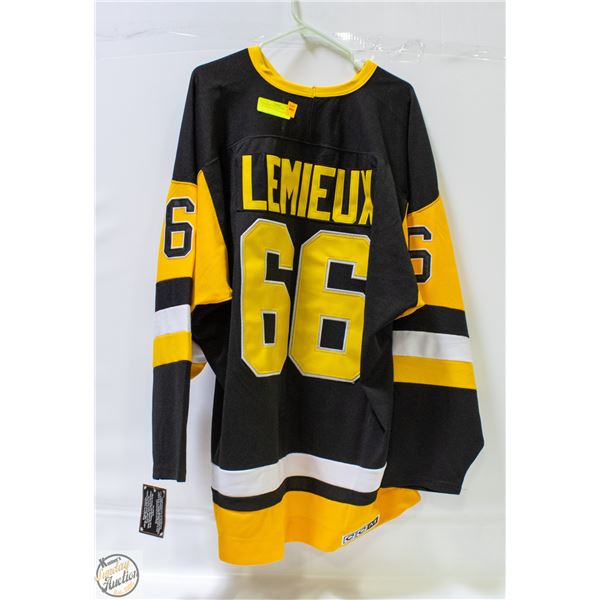 "LEMIEUX" ADULT 54 CCM PITTSBURGH JERSEY