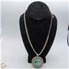 Image 1 : ABALONE SHELL PENDANT NECKLACE