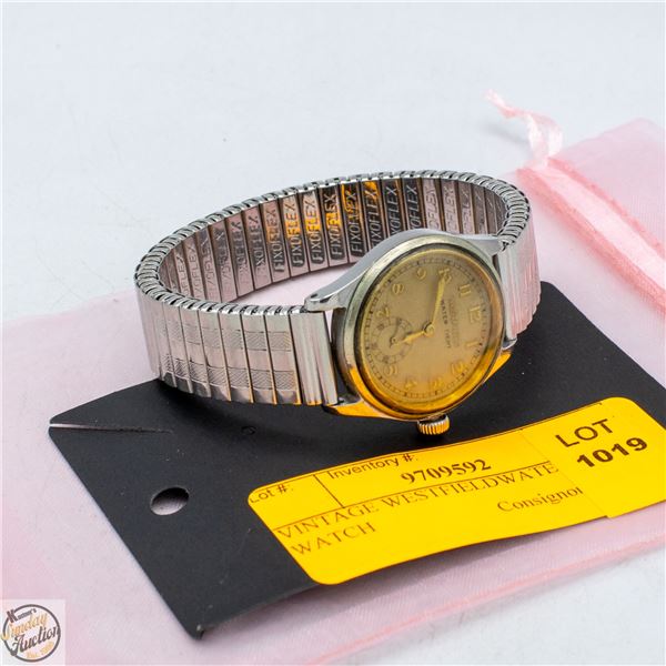 VINTAGE WESTFIELDWATER TIGHT WATCH