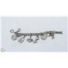 Image 1 : DSMK STAINLESS STEEL CHARM BRACLET WITH CHARMS