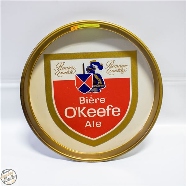 VINTAGE PREMIUM QUALITY BEER O'KEEFE ALE ROUND