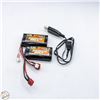 Image 1 : PAIR OF 7.4V POWER CELL BATTERIES (FOR REMOTE CAR)