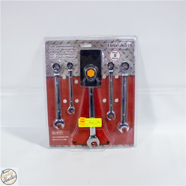 5PC COMBINATION RATCHET WRENCH SET