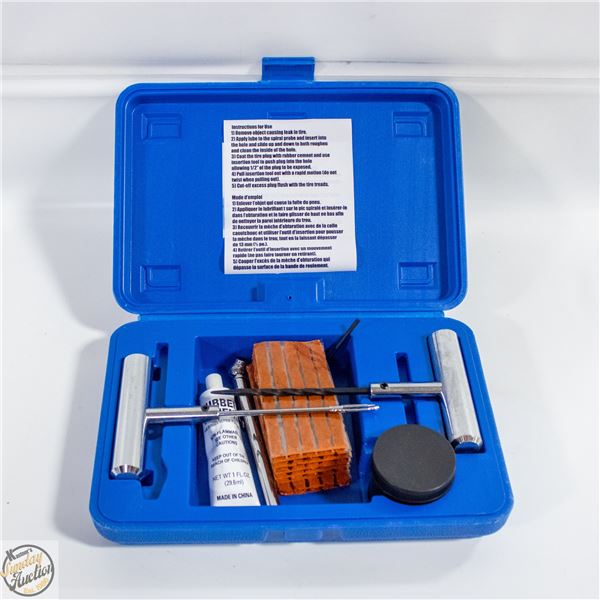 GRIP IT TIRE PATCH REPAIR KIT BLUE CASE