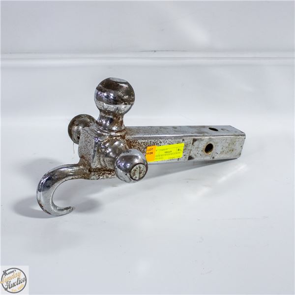 TRAILER RECOEVER HITCH WITH TRIPLE BALL