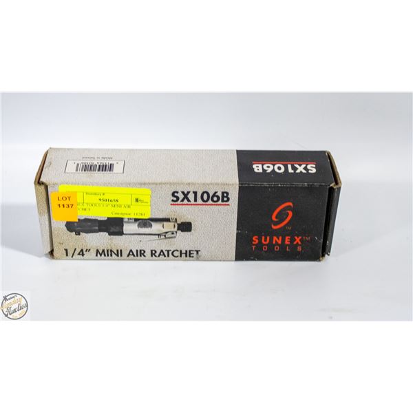 SUNEX TOOLS 1/4" MINI AIR RATCHET IN BOX