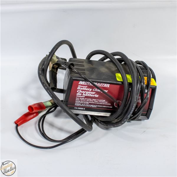 MOTOMASTER MANUAL BATTERY CHARGER 1A-6/12V