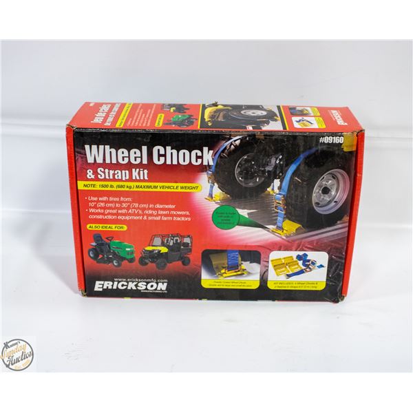 WHEEL CHOCK AND STRAP KIT