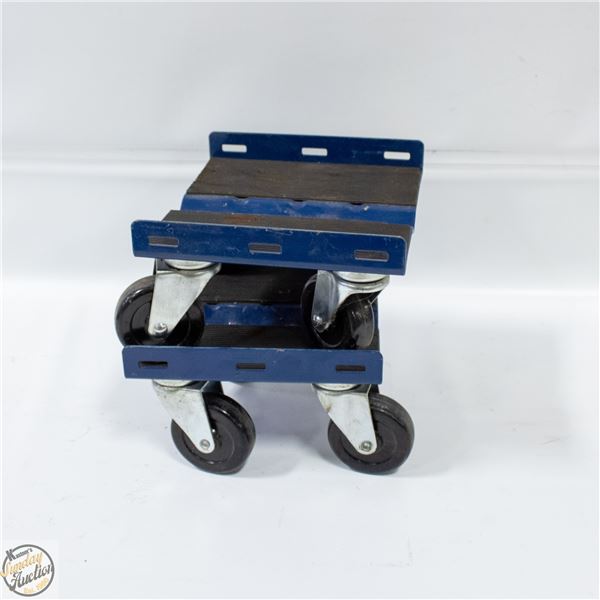 PAIR OF SMALL FURNITURE LEG DOLLYS