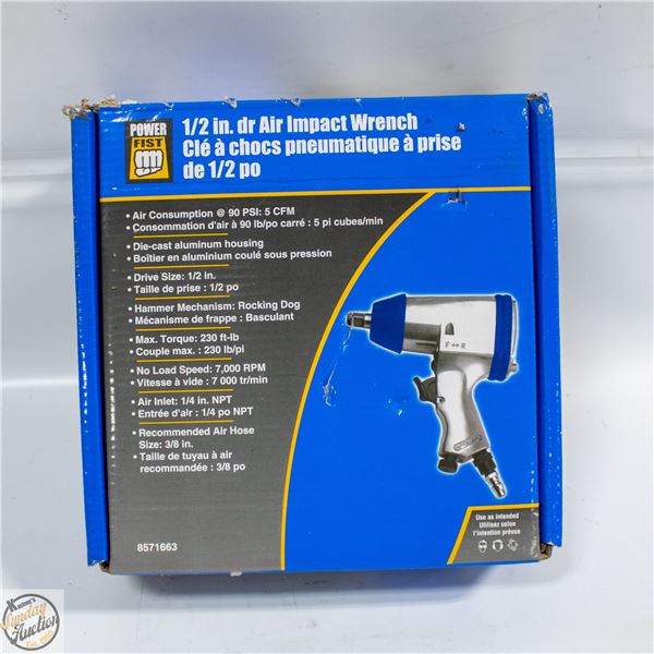 POWERFIST 1/2" DRIVE AIR IMPACT WRENCH