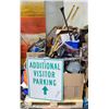 Image 1 : PALLET OF ESTATE TOOLS, GARAGE SURPLUS, ETC