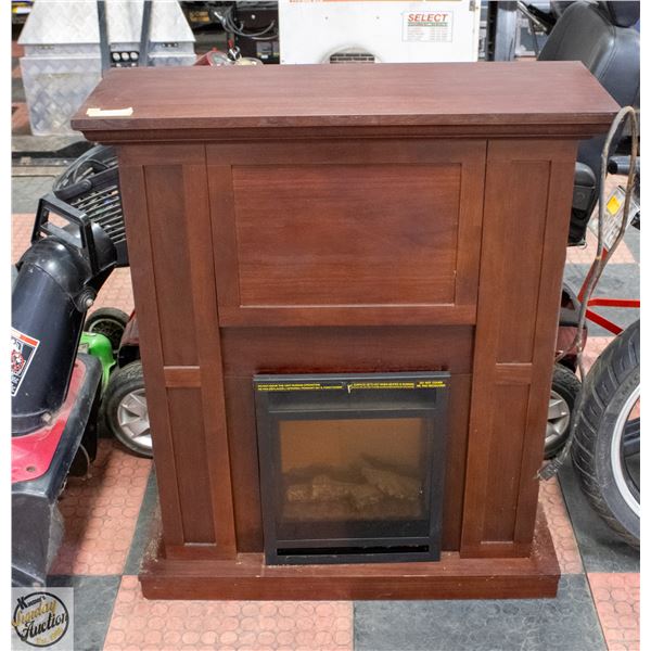 ELECTRIC FIREPLACE WITH MANTLE 40" X 12.5" X 34"