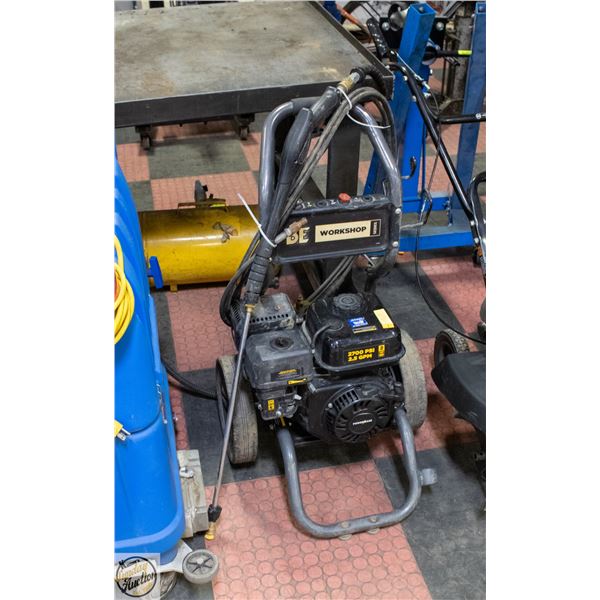 WORKSHOP PRESSURE WASHER 2700PSI 2.5GPM C/W HOSE+