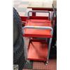 Image 1 : RED METAL ROLLING TOOL CART 34" X 16" X 20"