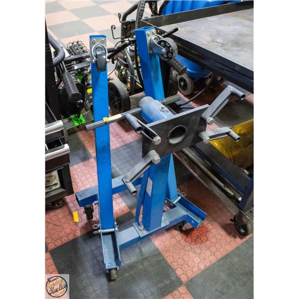 BLUE ENGINE STAND
