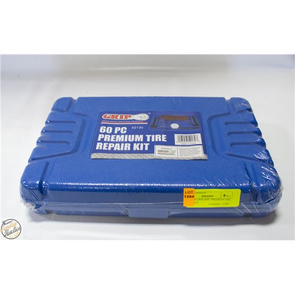 4 SEALED GRIP 60PC PREMIUM TIRE REPAIR KIT