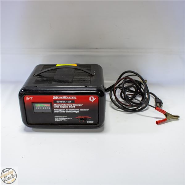 MOTOMASTER MANUAL BATTERY CHARGER