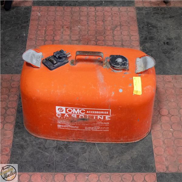 VINTAGE METAL GAS JERRY CAN